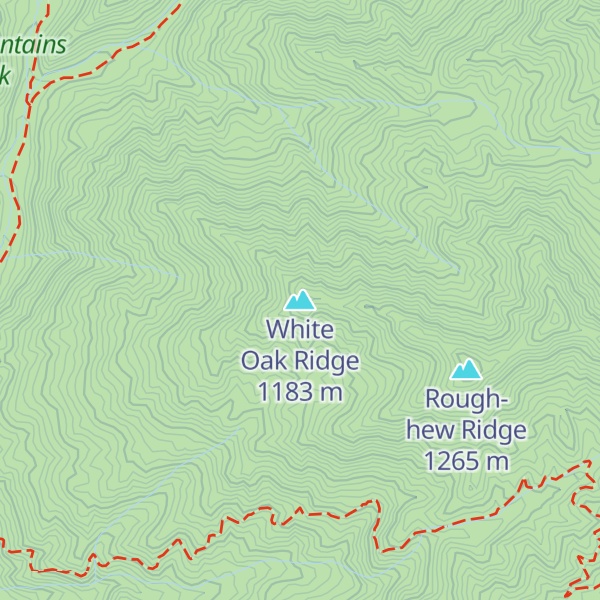 Map of White Oak Ridge
