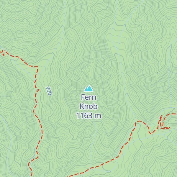 Map of Fern Knob