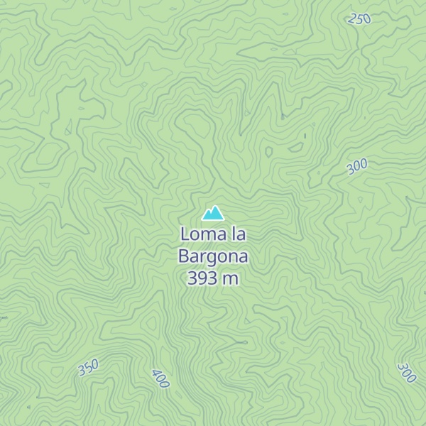 Map of Loma la Bargona