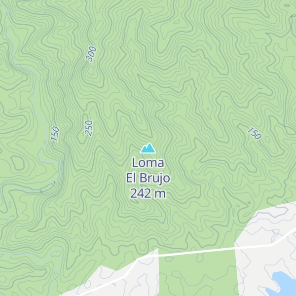 Map of Loma El Brujo