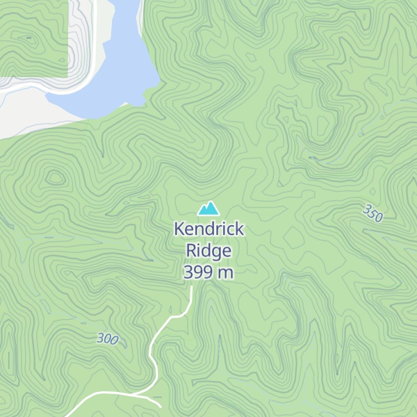 Map of Kendrick Ridge