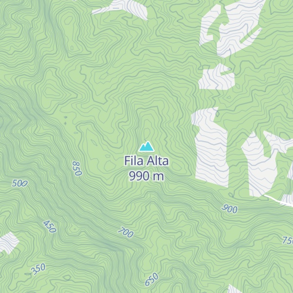 Map of Fila Alta