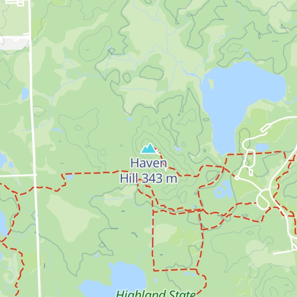 Map of Haven Hill