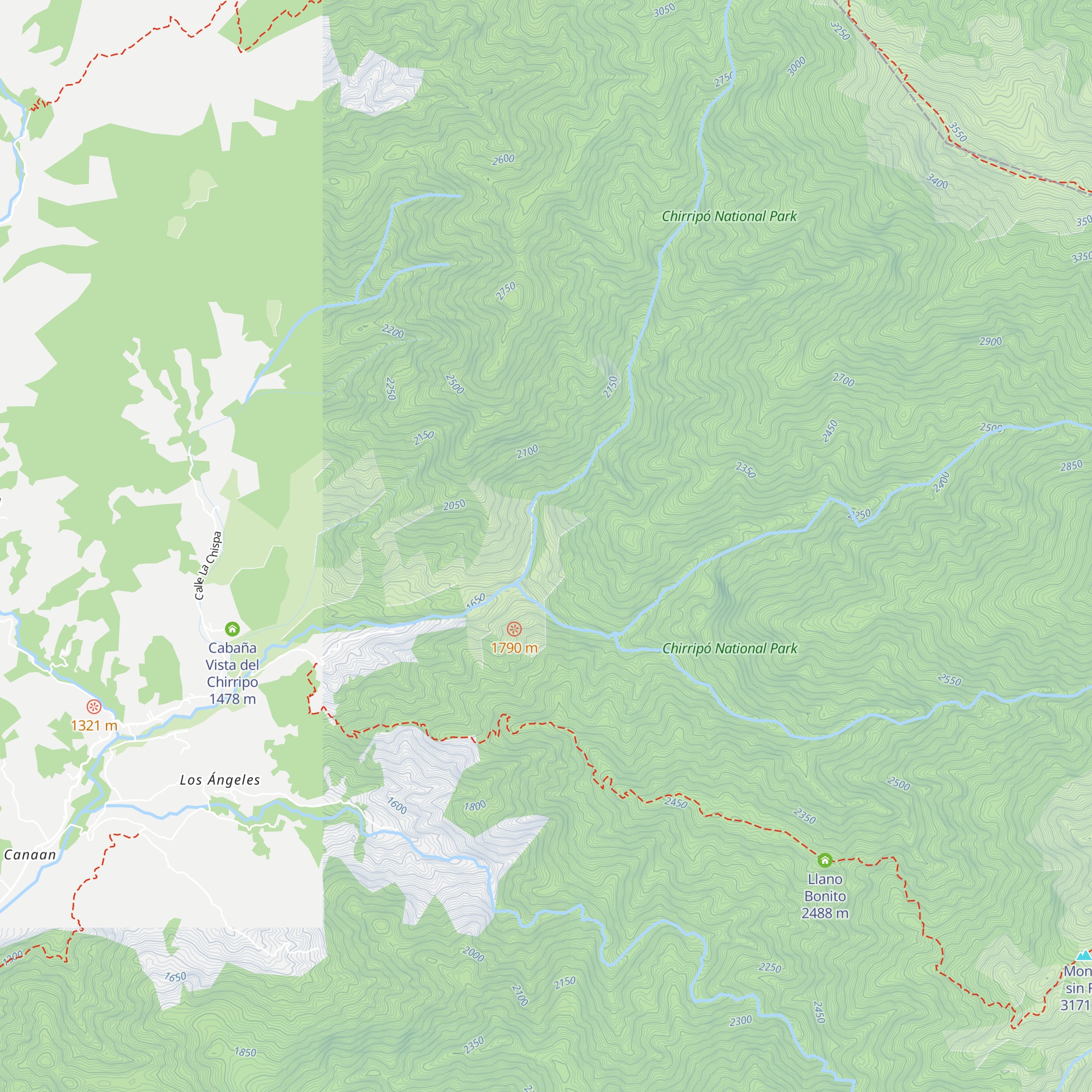 La Cabana map