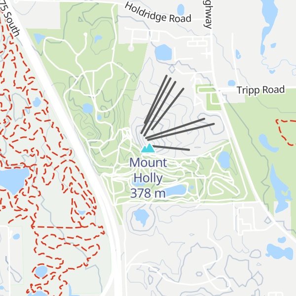 Map of Mount Holly