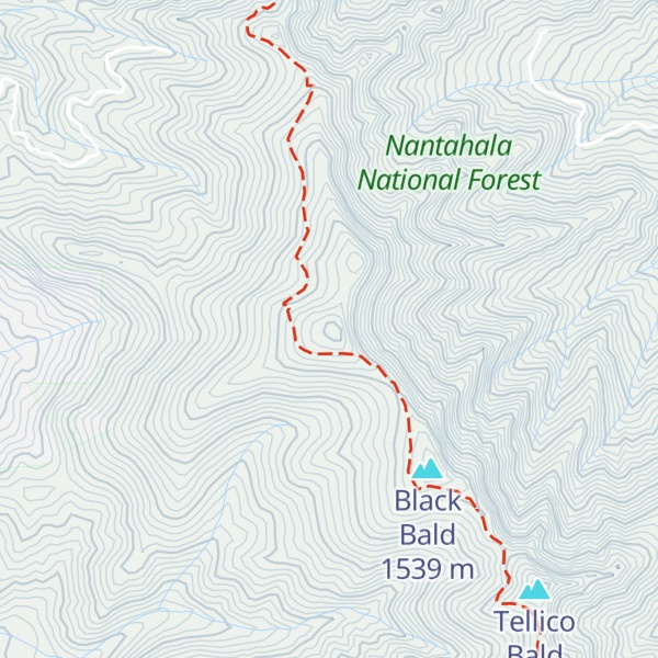 Map of Rocky Bald