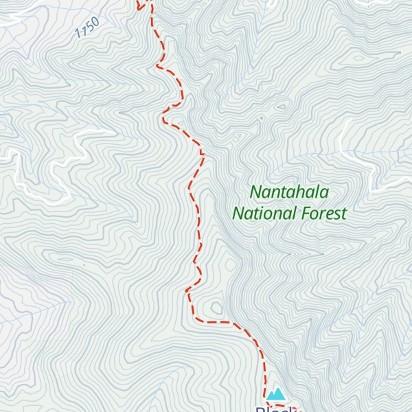 Map of Cliff Ridge