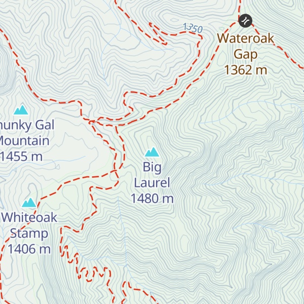 Map of Big Laurel