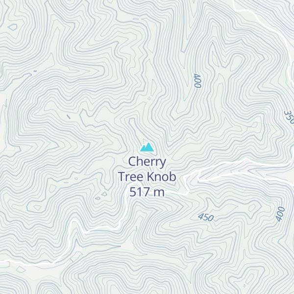 Map of Cherry Tree Knob