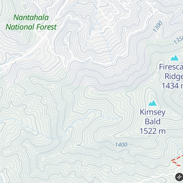 Map of Hogan Ridge