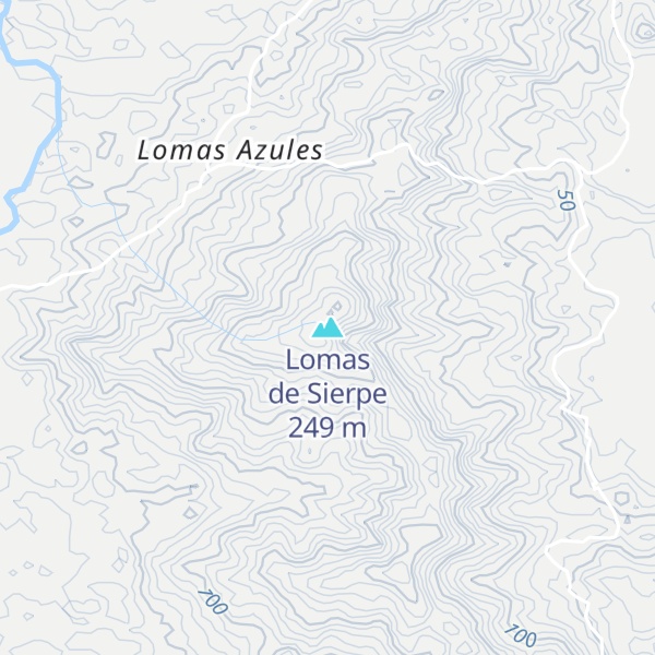 Map of Lomas de Sierpe