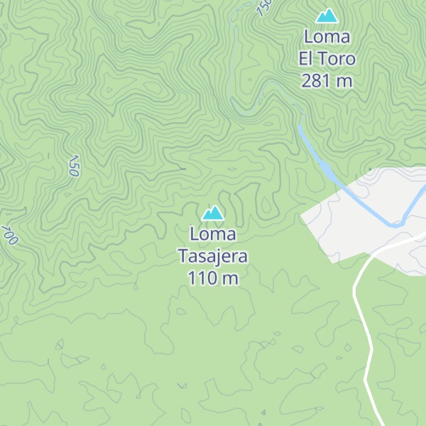 Map of Loma Tasajera