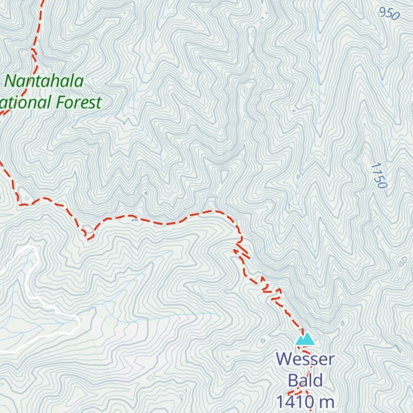 Map of Fork Mountain