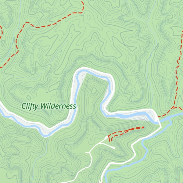 Map of Hens Nest Rock