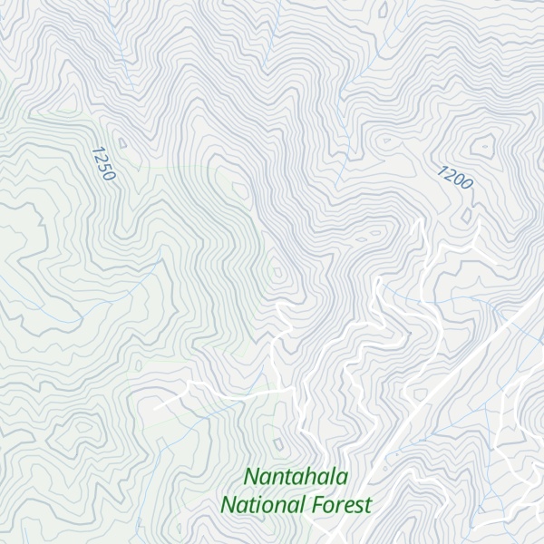 Map of Milksick Knob