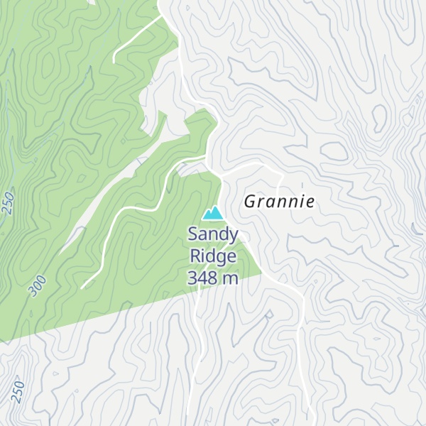 Map of Sandy Ridge