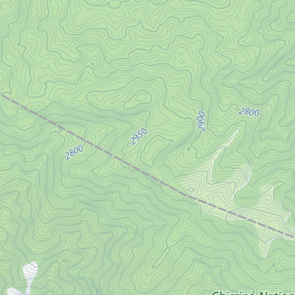 Map of Cerro El Nivel