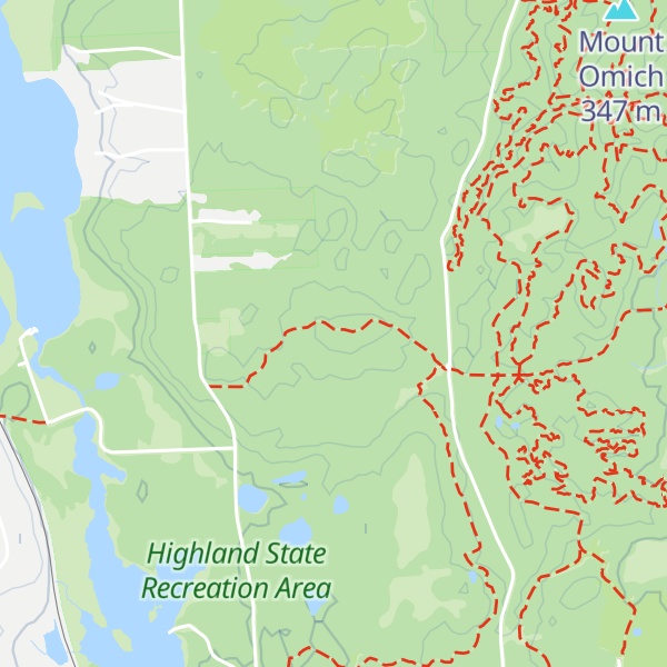 Map of Mount Kanzer