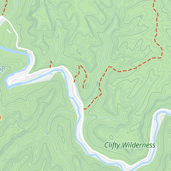 Map of Tower Rock