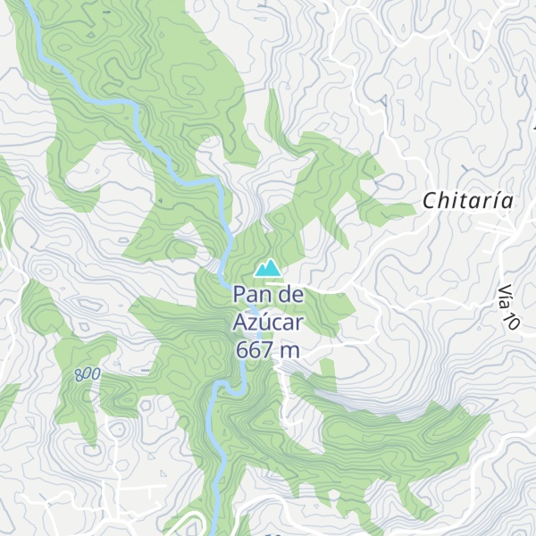 Map of Pan de Azúcar