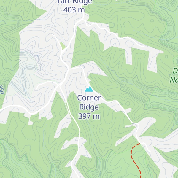 Map of Corner Ridge