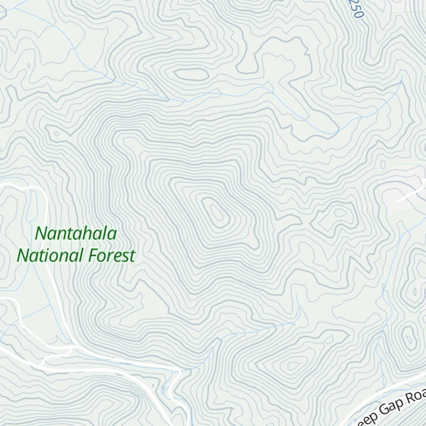 Map of Doe Knob