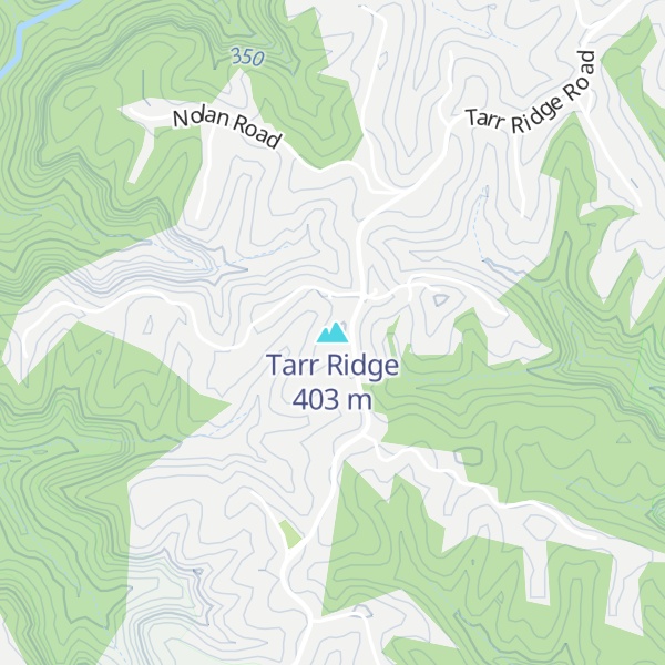 Map of Tarr Ridge