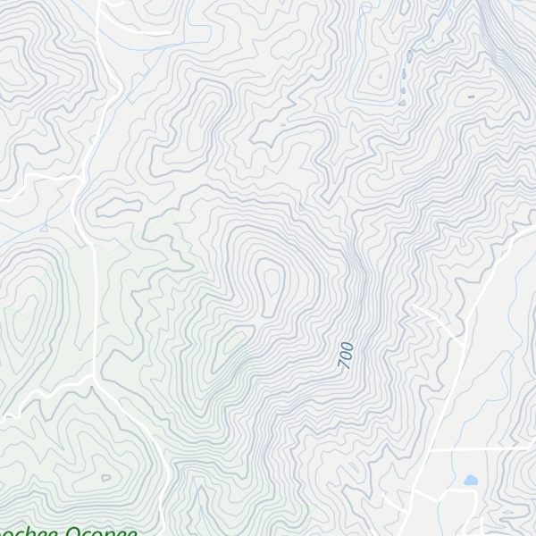Map of Goshen Mountain