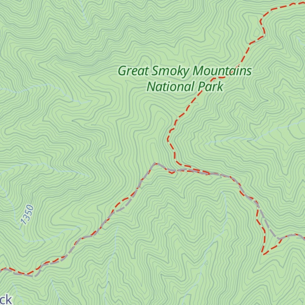 Map of Cold Spring Knob