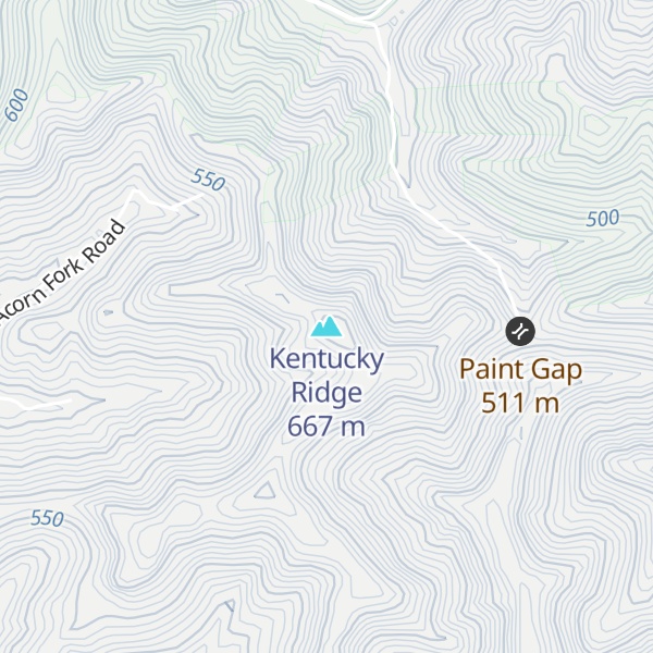 Map of Kentucky Ridge