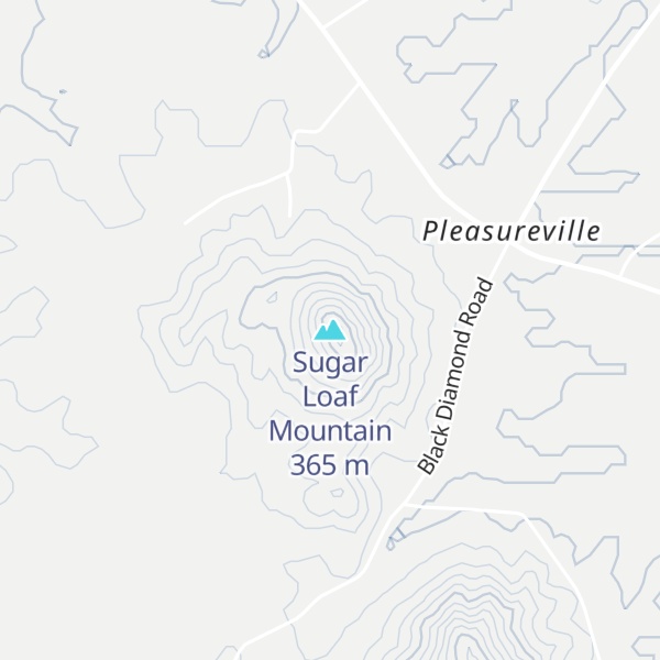 Map of Sugar Loaf Mountain