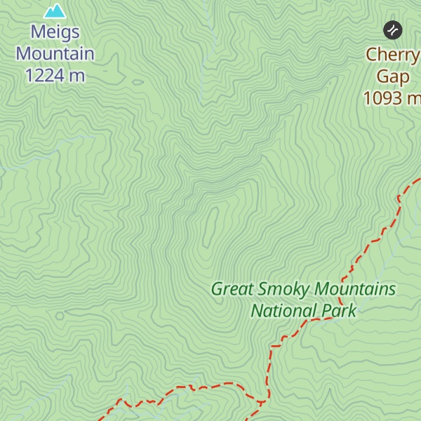 Map of Blanket Mountain
