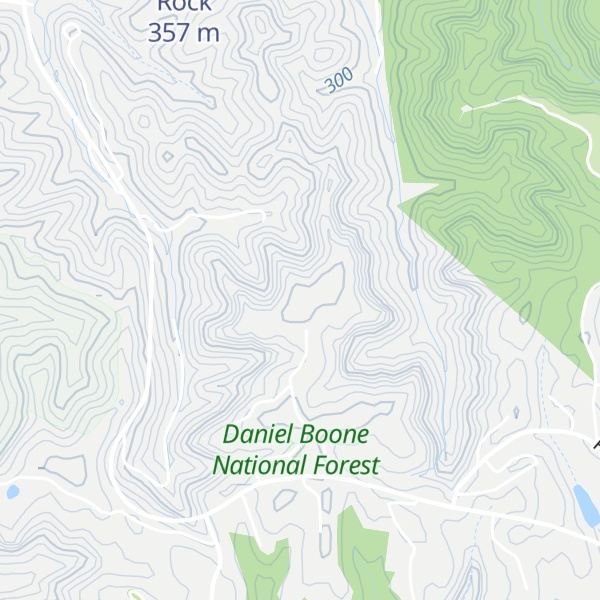 Map of McCausey Ridge