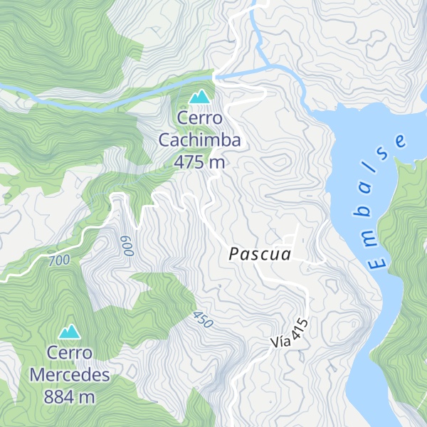 Map of Alto Gracias a Dios