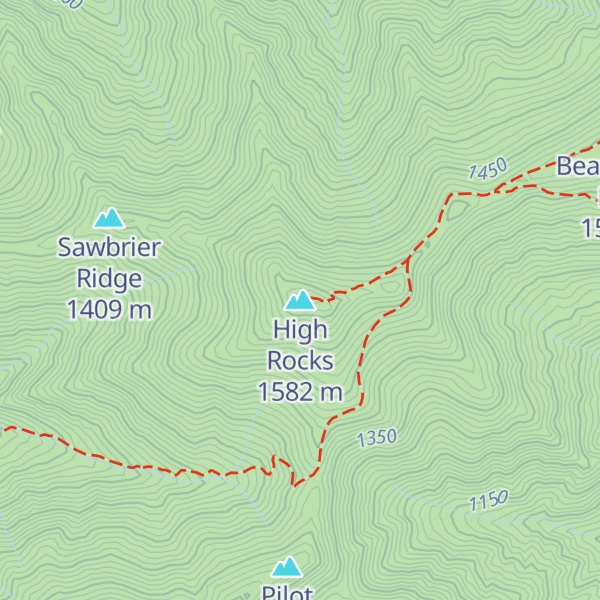 Map of High Rocks