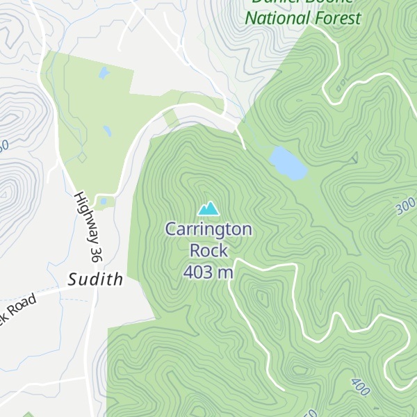 Map of Carrington Rock