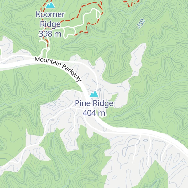 Map of Pine Ridge