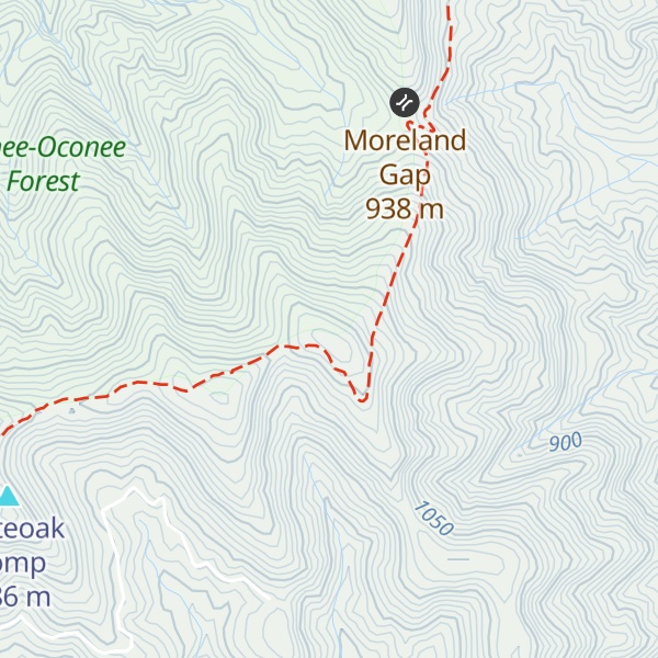 Map of Powell Mountain