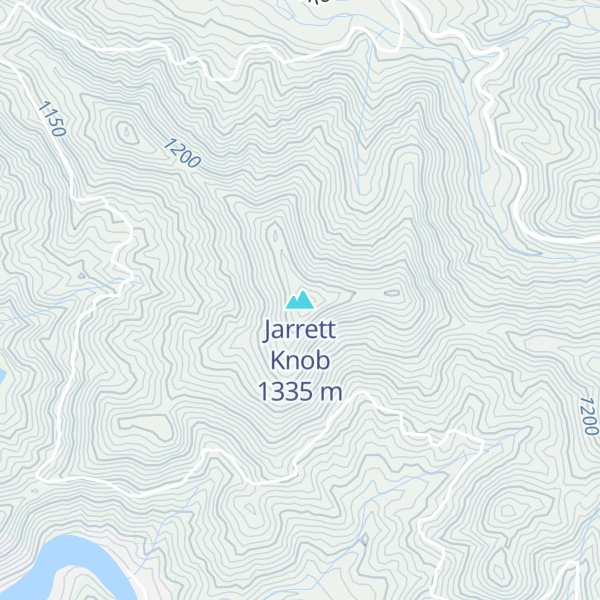 Map of Jarrett Knob