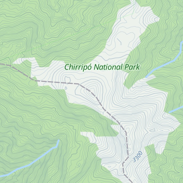 Map of Cerros Cuericí (Hito Risil)