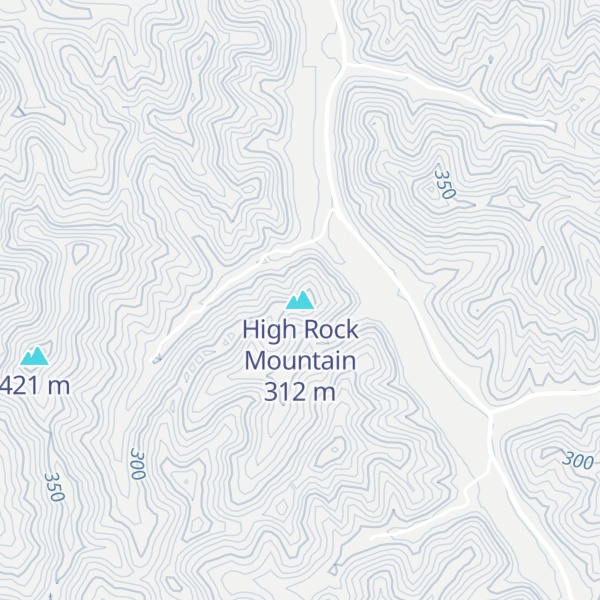 Map of High Rock Mountain