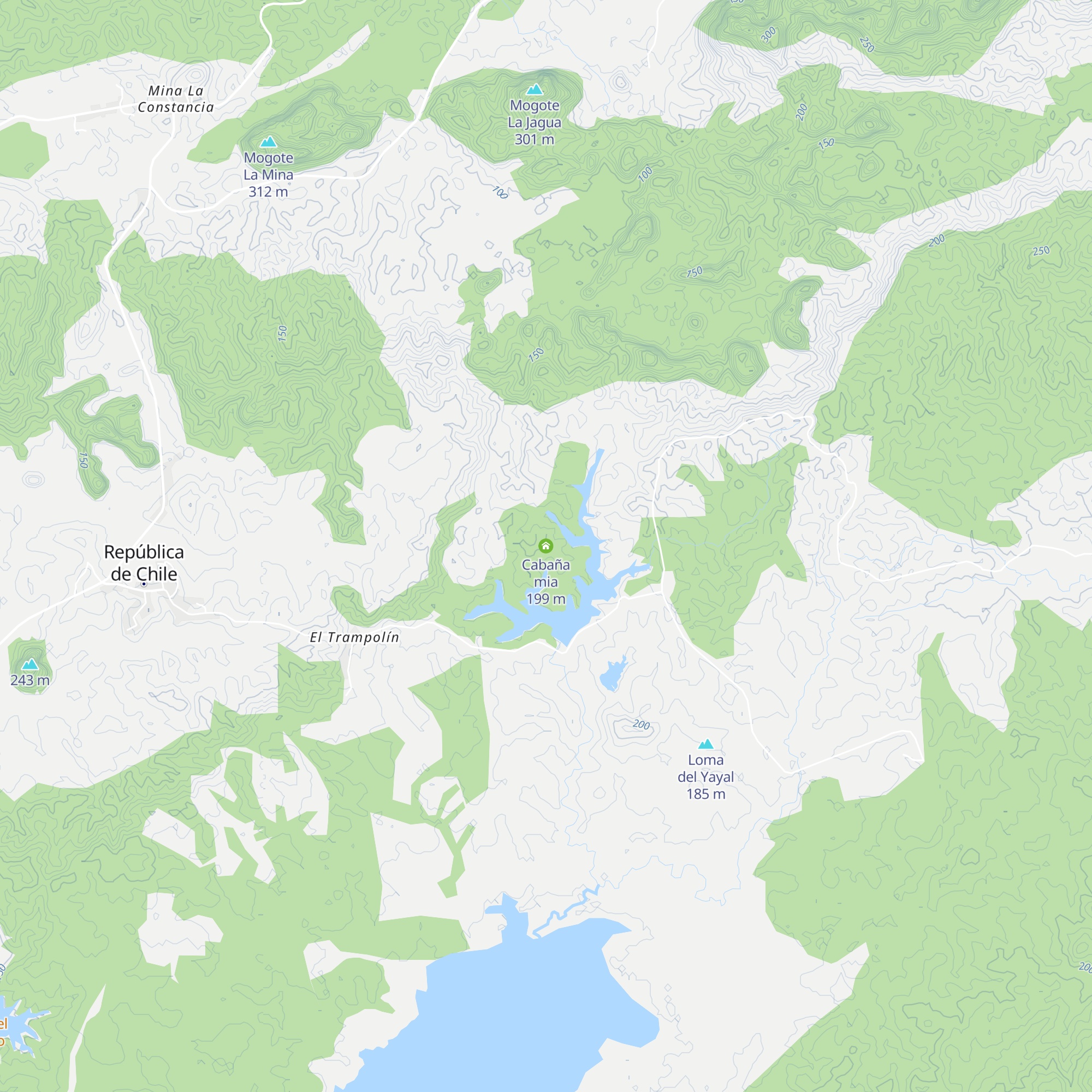 Cabaña mia map