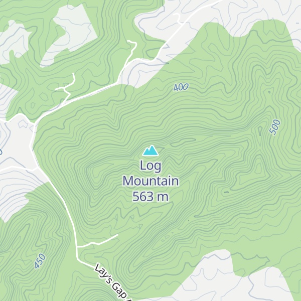 Map of Log Mountain