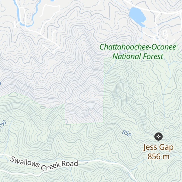Map of Berrong Mountain