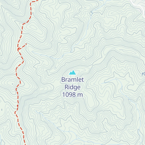 Map of Bramlet Ridge