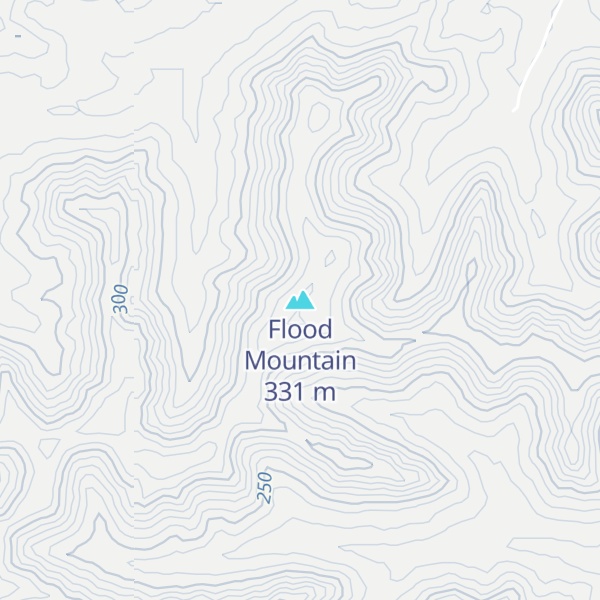 Map of Flood Mountain