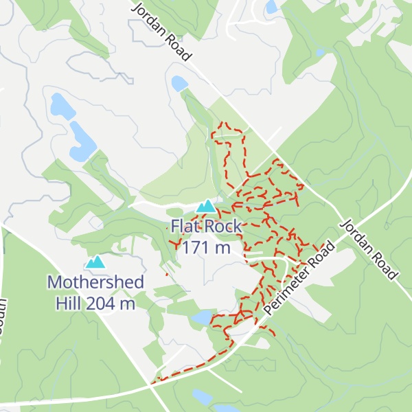 Map of Flat Rock
