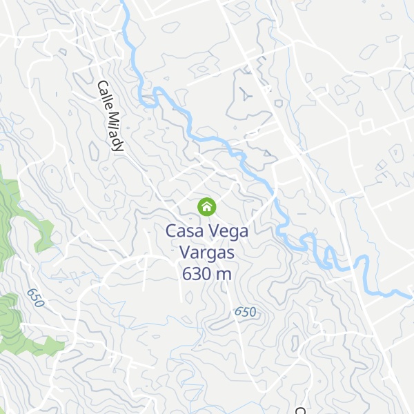 Map of Casa Vega Vargas