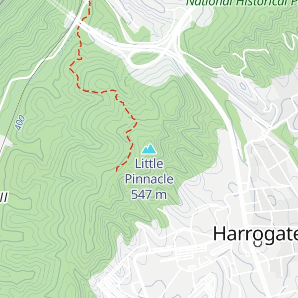 Map of Little Pinnacle