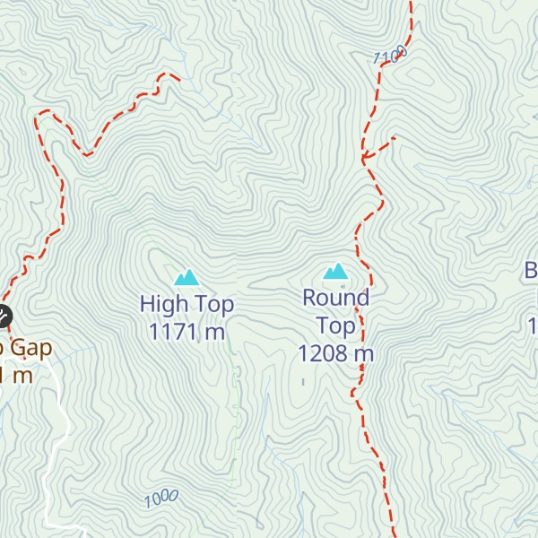 Map of Dismal Mountain